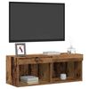 vidaXL Conjunto de mueble de TV Madera vieja 80 x 30 x 30 cm