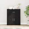 vidaXL Vitrina Roble negro 60 x 31 x 70 cm Madera contrachapada