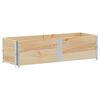 vidaXL Jardinera de madera maciza de pino 150x50 cm