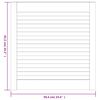 vidaXL Puertas de armario de lamas 4 uds madera de pino 61,5x59,4 cm