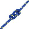 vidaXL Cuerda de barco polipropileno azul 14 mm 25 m