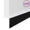 vidaXL Sellos de cepillo de puerta atornillables 12 pcs 100 cm
