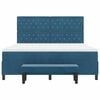 vidaXL Cama tipo Box Spring Azul oscuro 180 x 200 cm Terciopelo