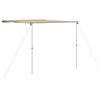 vidaXL Toldo para autocaravanas y caravanas 2,4x3x2,15 m beige
