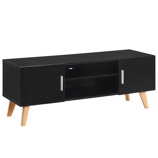 vidaXL Mueble para TV MDF negro 120x40x46 cm