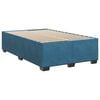 vidaXL Cama box spring con colch&oacute;n terciopelo azul oscuro 120x200 cm