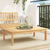 vidaXL Mesa de jardín madera maciza de acacia 100x60x30 cm