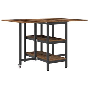 vidaXL Mesa de comedor 122 x 80 x 76,5 cm Madera de ingenier&iacute;a