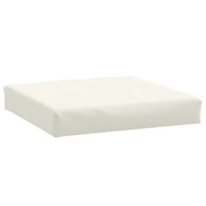vidaXL Coj&iacute;n para sof&aacute; de palets tela crema melange 60x60x9,5 cm