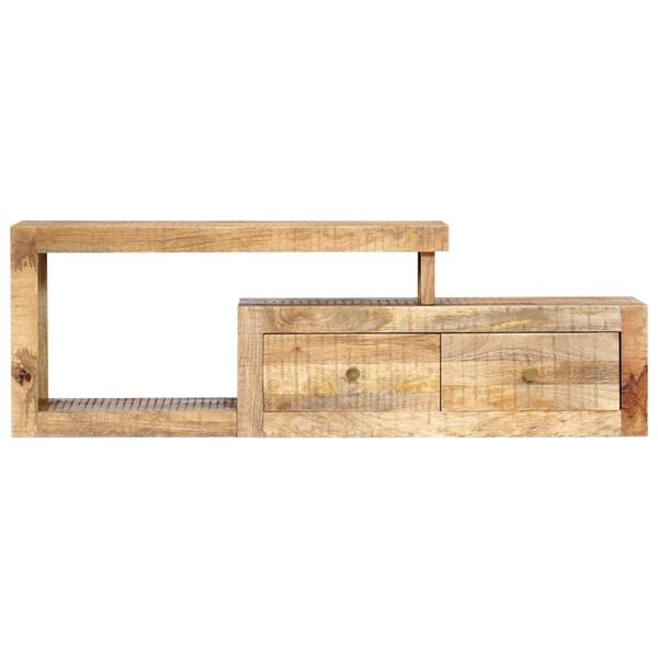 vidaXL Mueble de TV de madera maciza de mango 120x30x40 cm