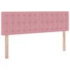 vidaXL Cama con almacenamiento Rosa 140 x 190 cm Terciopelo