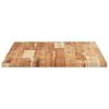 vidaXL Encimera tocador ba&ntilde;o madera acacia acabado aceite 80x50x2 cm