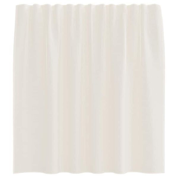vidaXL Cortinas de gasa con bolsillos para varillas 2 uds. crema