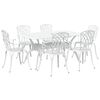 vidaXL Conjunto de Comedor de Jard&iacute;n 7 pcs Aluminio