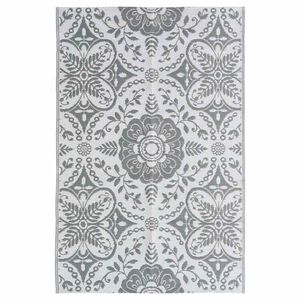 vidaXL Alfombra de exterior PP ARAKIL gris claro 190x290 cm