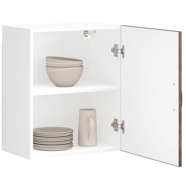 vidaXL Armario de pared de cocina Lucca roble ahumado