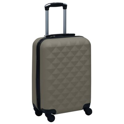 vidaXL Juego de maletas rígidas con ruedas 2 piezas ABS gris antracita