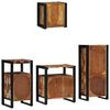 vidaXL Juego de muebles de ba&ntilde;o 4 pcs Madera s&oacute;lida recuperada