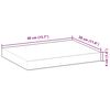 vidaXL Estante flotante madera acacia maciza acabado aceite 40x30x4 cm
