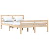 vidaXL Estructura de cama sin colchón madera maciza 140x200 cm