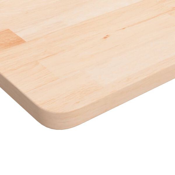 vidaXL Tablero de mesa cuadrada madera de roble sin tratar 70x70x2,5cm