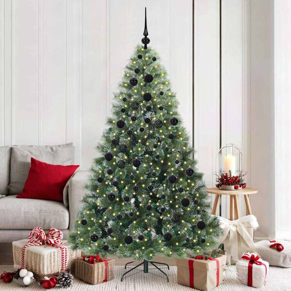 vidaXL &Aacute;rbol de Navidad artificial con 300 LED Verde 180 cm PE y PVC