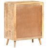 vidaXL Aparador de madera de mango rugosa 60x35x76 cm