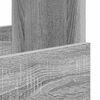 vidaXL Estante de revistas Gris Sonoma 102 x 30 x 45 cm