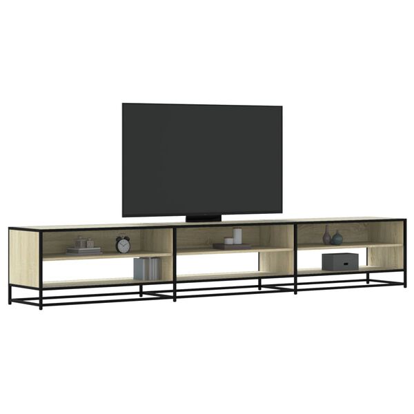 vidaXL Mueble para TV madera de ingenier&iacute;a roble Sonoma 270x40x46 cm