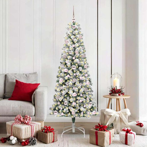 vidaXL &Aacute;rbol de Navidad artificial con ramas articuladas 180 cm