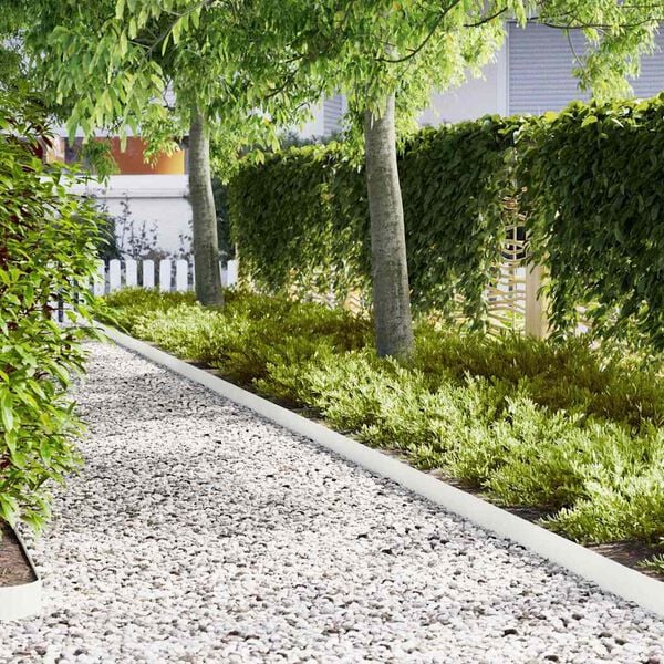 vidaXL Borde de C&eacute;sped 20 pcs 100 x 0.05 x 20 cm