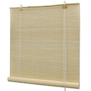 vidaXL Persianas enrollables de bamb&uacute; natural 80x160 cm