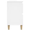 vidaXL Armario para lavabo madera contrachapada blanco 80x33x60 cm