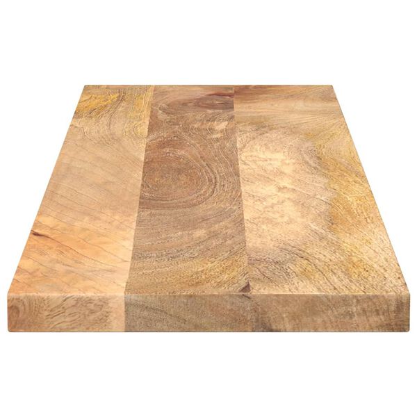 vidaXL Tablero de mesa rectangular madera maciza mango 100x30x3,8 cm