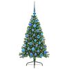 vidaXL &Aacute;rbol de Navidad Artificial Preiluminado Verde 120 cm PVC