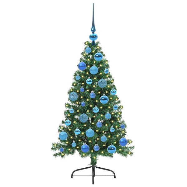 vidaXL &Aacute;rbol de Navidad Artificial Preiluminado Verde 120 cm PVC