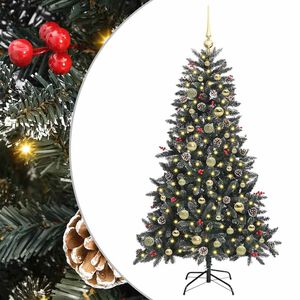 vidaXL &Aacute;rbol de Navidad artificial Verde 150 cm PVC, Pl&aacute;stico y Acero