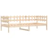 vidaXL Sof&aacute; cama sin colch&oacute;n madera maciza de pino 90x200 cm