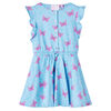 vidaXL Vestido infantil sin mangas con botones azul 128