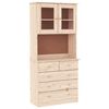 vidaXL Aparador alto ALTA madera maciza de pino 77x35x165 cm