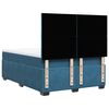 vidaXL Cama box spring con colch&oacute;n terciopelo azul 140x200 cm