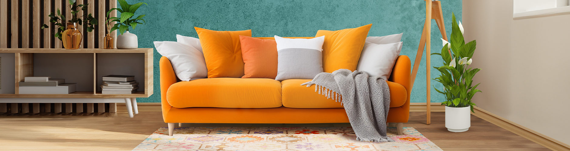 Conjunto de sofá de ratán de 3 piezas con cojines y mesa de centro para uso exterior. Haz clic para ver la colección.