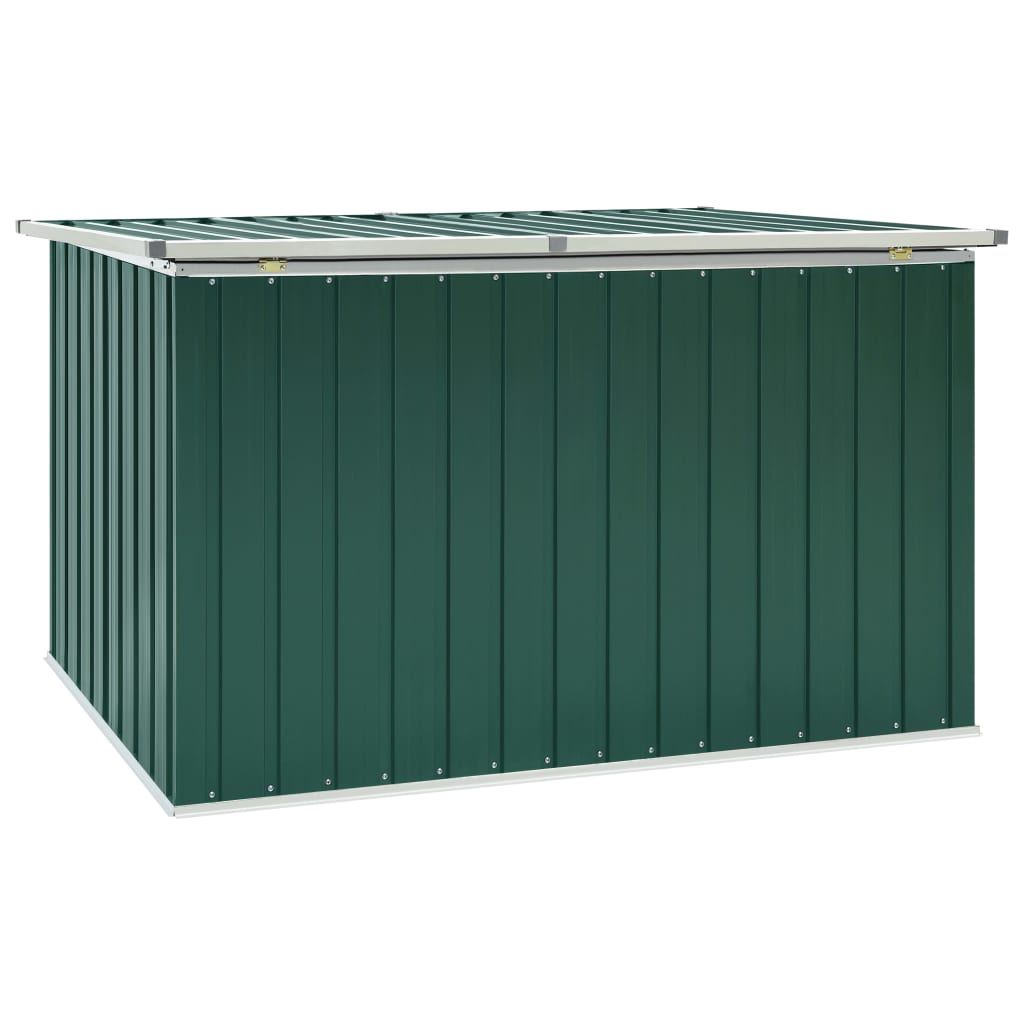 vidaXL Caja de almacenaje para jardín verde 171x99x93 cm