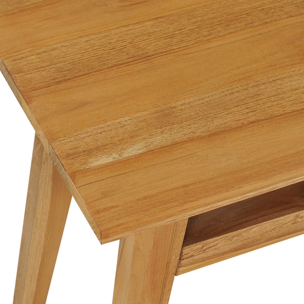 vidaXL Mueble para TV madera maciza de teca 120x35x45 cm