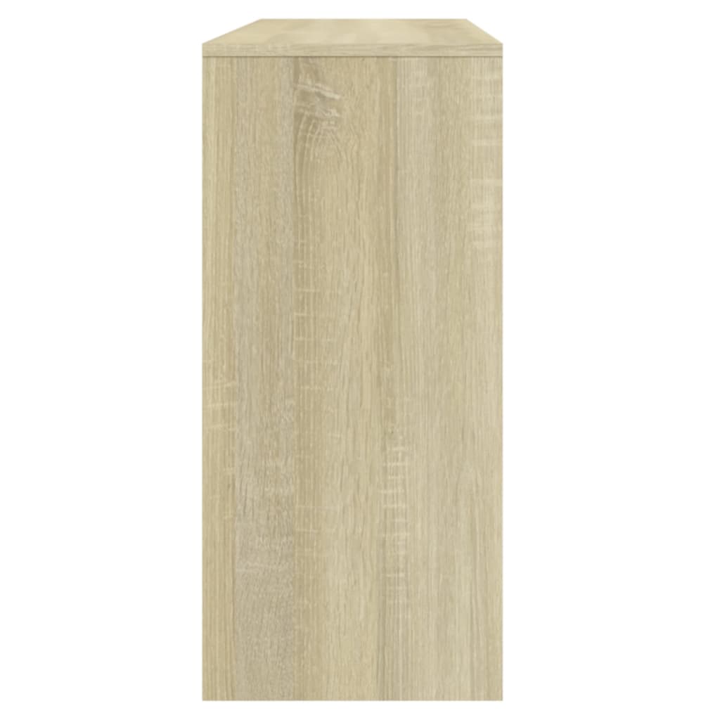 vidaXL Mesa consola madera de ingeniería roble Sonoma 100x35x76,5 cm