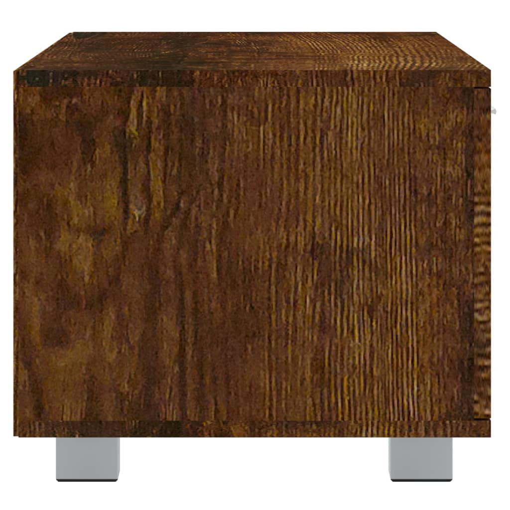vidaXL Mueble para TV madera contrachapada roble ahumado 120x40,5x35cm