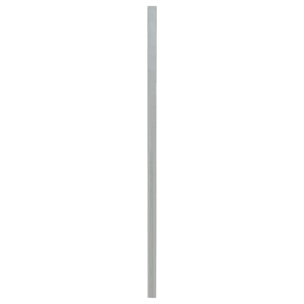 vidaXL Postes de valla 10 uds acero galvanizado plateado 150 cm