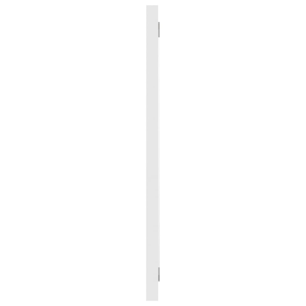 vidaXL Espejo de baño madera contrachapada blanco 60x1,5x37 cm