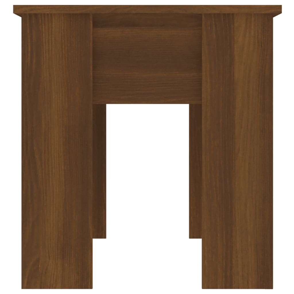 vidaXL Mesa de centro madera contrachapada roble marrón 101x49x52 cm