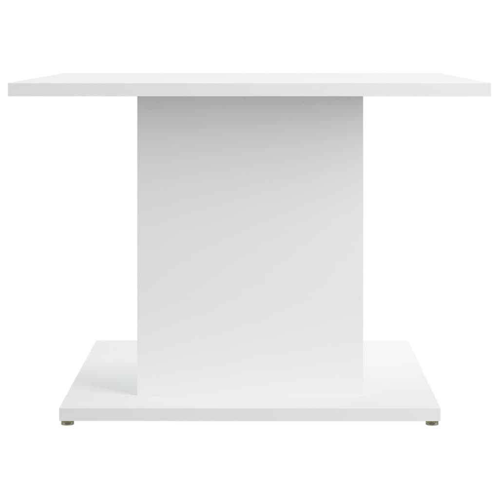 vidaXL Mesa de centro madera de ingeniería blanca 55,5x55,5x40 cm